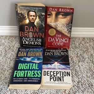 4- Dan Brown Paperbacks